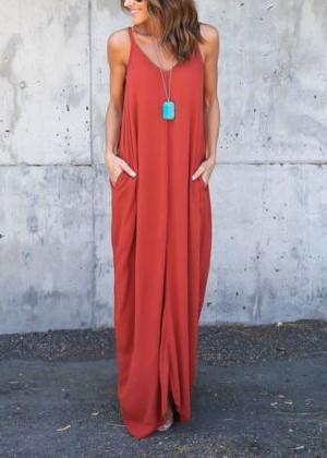 Summer Boho Casual Long Maxi Evening Party Loose Beach Dresses Sundress