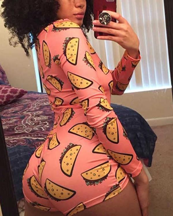 2020 Rompers Women Sleepwear Leopard Print Romper